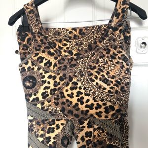 Two-Piece Biker Short Set